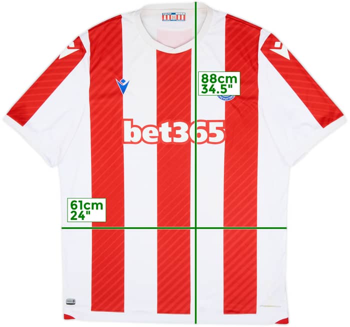 2021-22 Stoke City Home Shirt - 7/10 - (4XL)