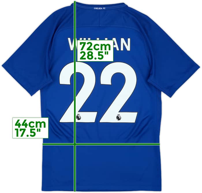 2017-18 Chelsea Home Shirt Willian #22 - 8/10 - (S)