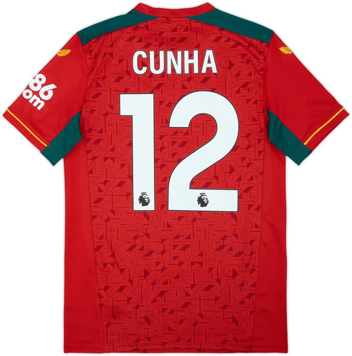 2023-24 Wolves Away Shirt Cunha #12 - 10/10 - (S)