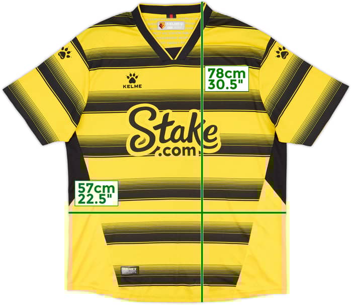 2021-22 Watford Home Shirt - 6/10 - (XL)