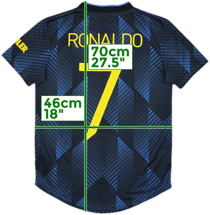 2021-22 Manchester United Third Shirt Ronaldo #7 - 9/10 - (Women's S)