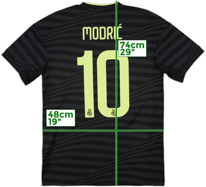 2022-23 Real Madrid Third Shirt Modric #10 - 8/10 - (S)