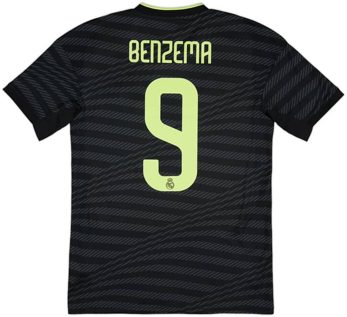 2022-23 Real Madrid Third Shirt Benzema #9 - 10/10 - (S)