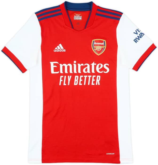2021-22 Arsenal Home Shirt Odegaard #8 - 8/10 - (S)