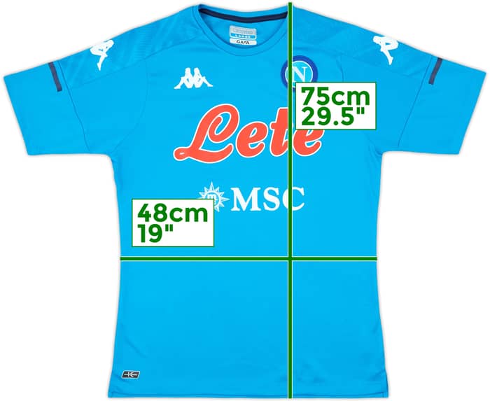 2020-21 Napoli Kappa Training Shirt - 10/10 - (L)