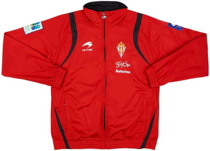 2007-08 Sporting Gijon Astore Track Jacket - 8/10 - (M)
