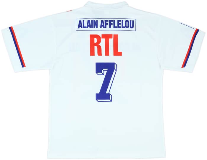 1990-91 Paris Saint-Germain Home Shirt #7 - 9/10 - (M)