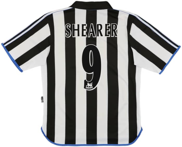 1999-00 Newcastle Home Shirt Shearer #9 - 7/10 - (L)
