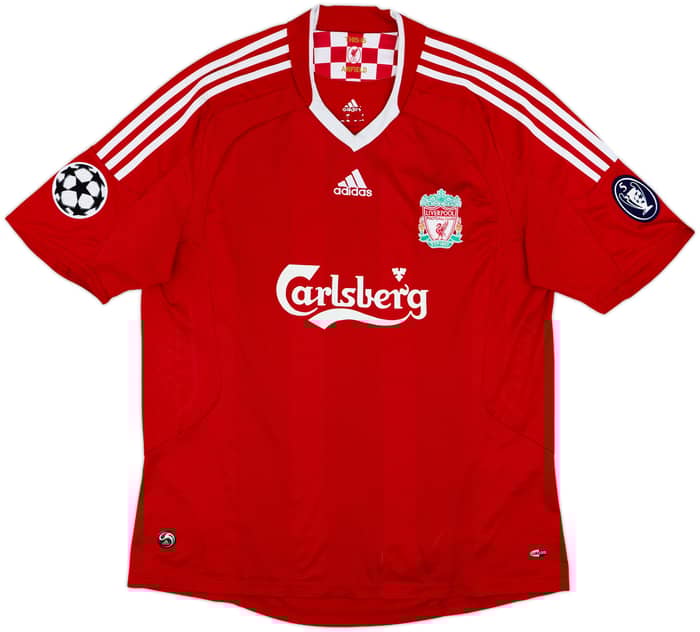 2008-10 Liverpool Home Shirt Torres #9 - 7/10 - (XL)