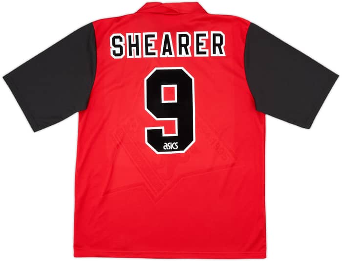 1995-96 Blackburn Away Shirt Shearer #9 - 8/10 - (L)