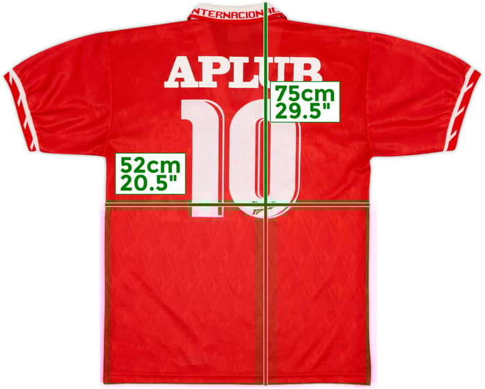 1996 Internacional Home Shirt #10 - 9/10 - (L)