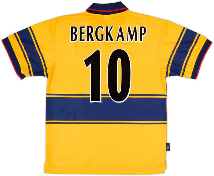 1997-99 Arsenal Away Shirt Bergkamp #10 - 10/10 - (L)
