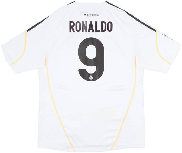 2009-10 Real Madrid Home Shirt Ronaldo #9 - 7/10 - (L)