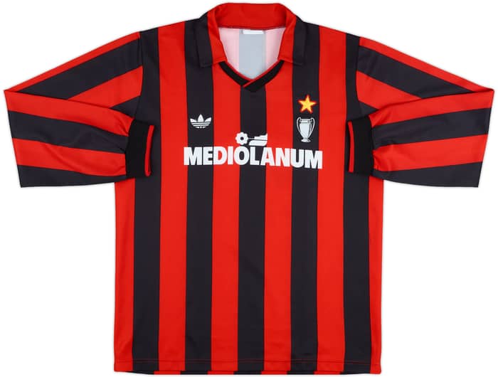1990-91 AC Milan Home L/S Shirt #4 - 6/10 - (L)