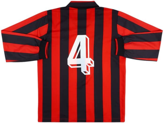 1990-91 AC Milan Home L/S Shirt #4 - 6/10 - (L)