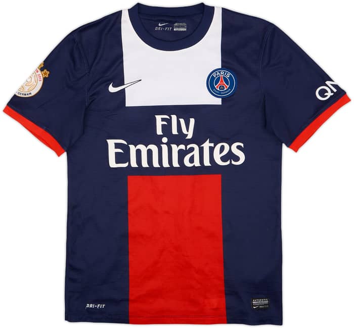2013-14 Paris Saint-Germain Home Shirt Cavani #9 - 5/10 - (S)