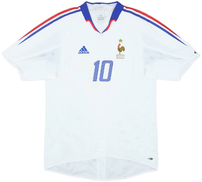 2004-06 France Away Shirt Zidane #10 - 7/10 - (M)