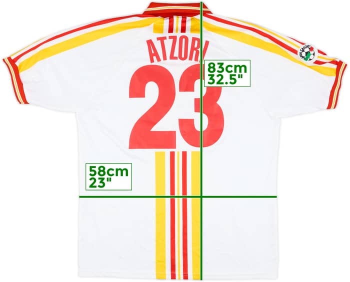 1999-00 Ravenna Match Issue Away Shirt Atzori #23