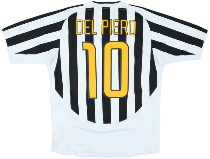 2003-04 Juventus Home Shirt Del Piero #10 - 5/10 - (L)