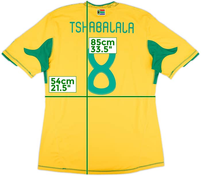 2009-11 South Africa Home Shirt Tshabalala #8 - 8/10 - (XL)