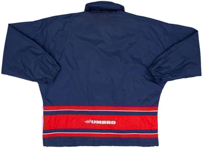 2000-02 England Umbro 1/4 Zip Rain Jacket - 9/10 - (M)
