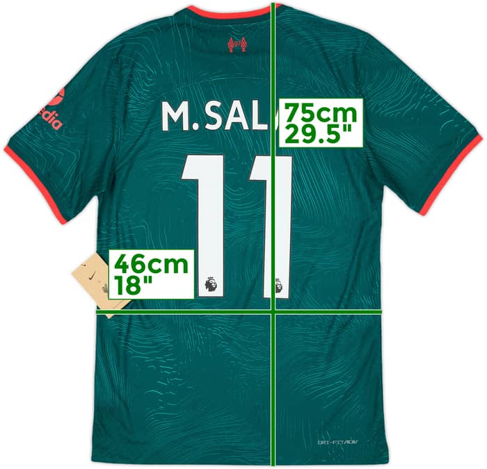 2022-23 Liverpool Authentic Third Shirt M.Salah #11 (S)