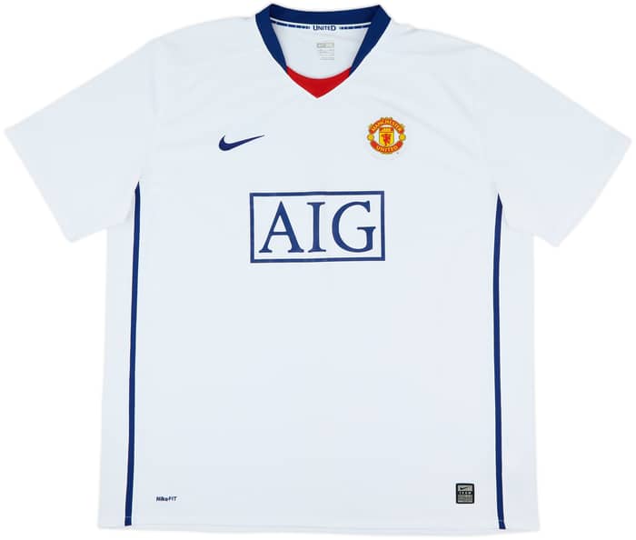 2008-10 Manchester United Away Shirt Berbatov #9 - 8/10 - (XXL)