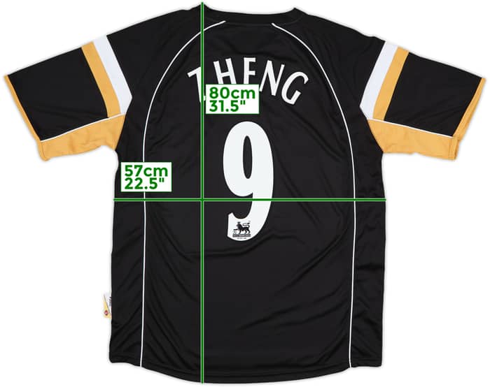 2006-07 Charlton Away Shirt Zheng #9 - 8/10 - (M)