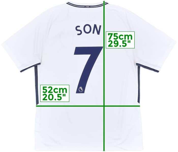 2017-18 Tottenham Home Shirt Son #7 - 9/10 - (L)