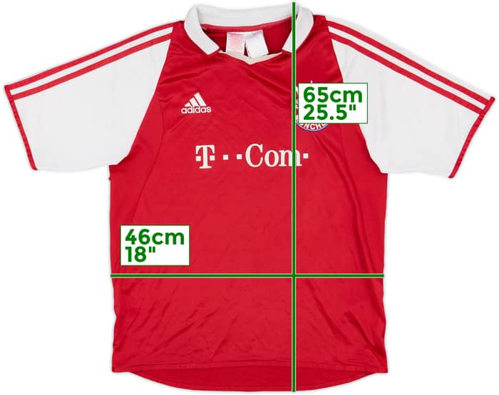 2003-04 Bayern Munich Home Shirt - 6/10 - (XL.Boys)