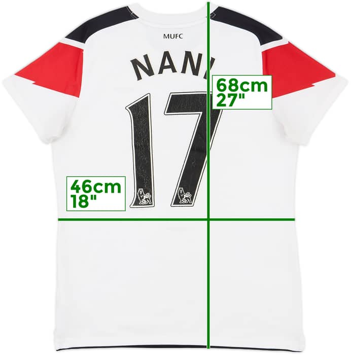 2010-12 Manchesrer United Away Shirt Nani #17 - 5/10 - (Women's M)