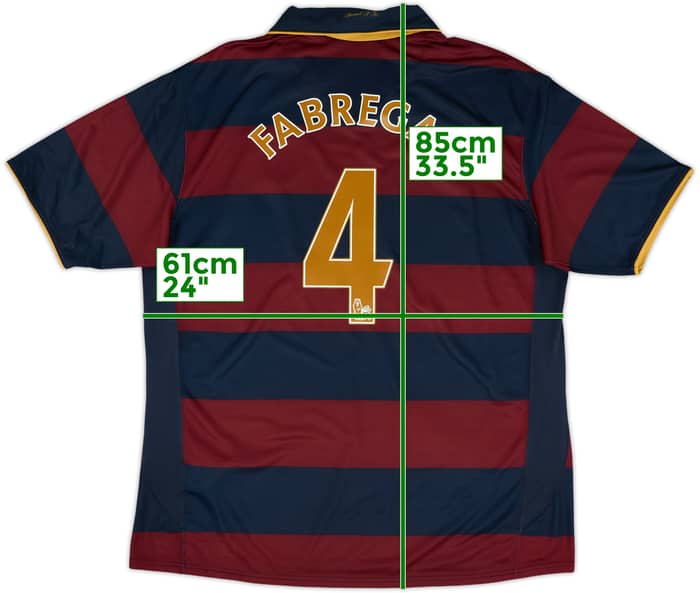 2007-08 Arsenal Third Shirt Fabregas #4 - 9/10 - (XL)