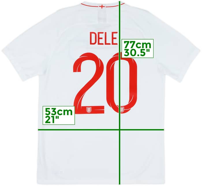 2018-19 England Home Shirt Dele #20 - 8/10 - (L)