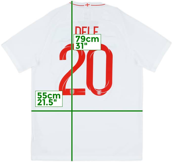 2018-19 England Home Shirt Dele #20 - 10/10 - (L)