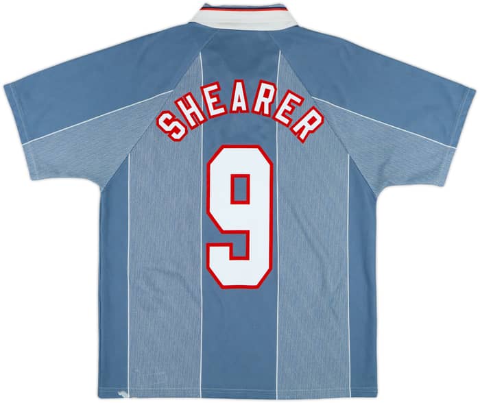 1996-97 England Away Shirt Shearer #9 - 9/10 - (M)