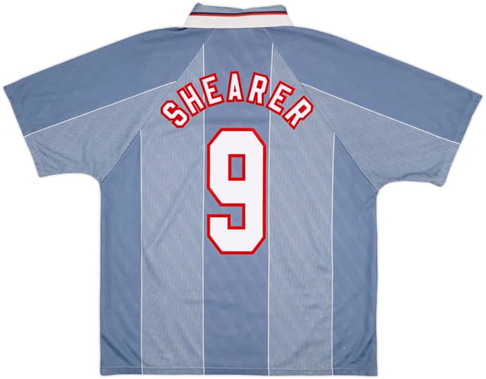 1996-97 England Away Shirt Shearer #9 - 6/10 - (XL)