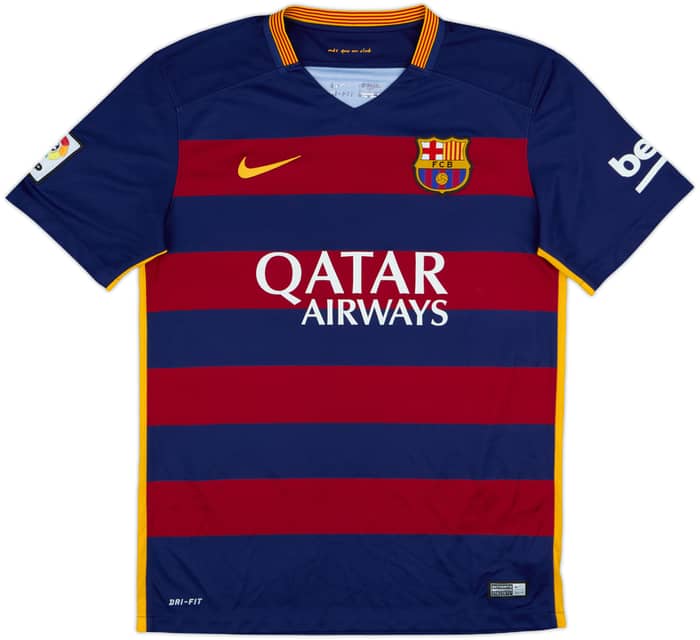 2015-16 Barcelona Home Shirt Neymar Jr #11 - 8/10 - (M)