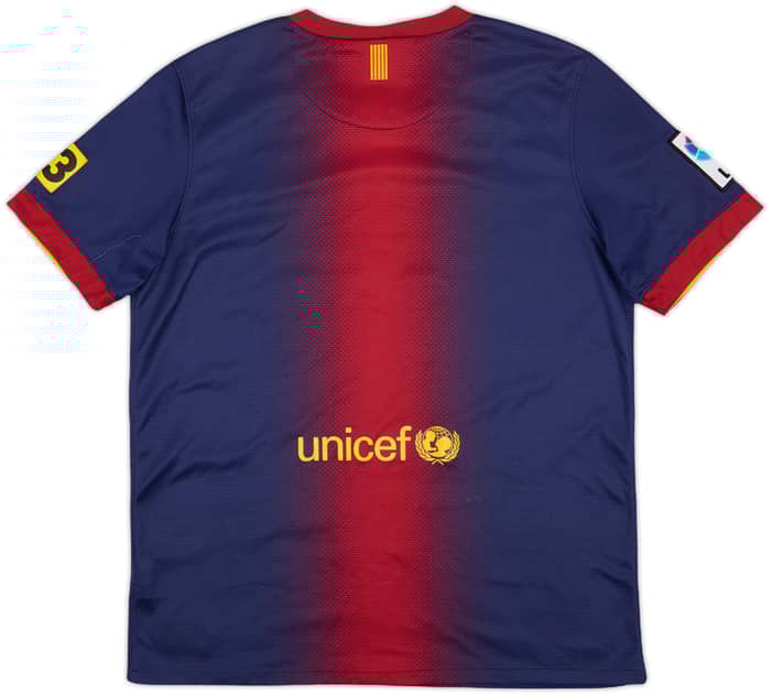 2012-13 Barcelona Home Shirt - 8/10 - (XL.Boys)