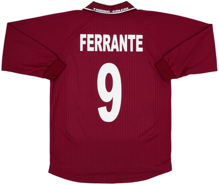 2000-01 Torino Home L/S Shirt Ferrante #9 - 6/10 - (S)