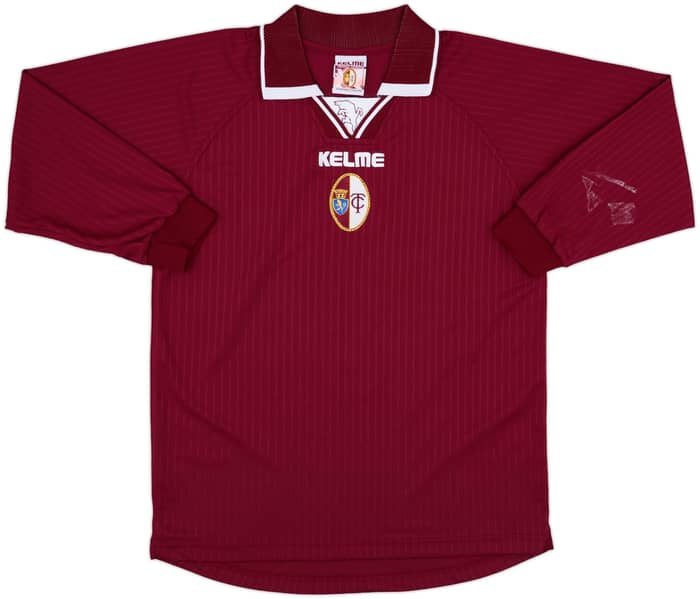2000-01 Torino Home L/S Shirt Ferrante #9 - 6/10 - (S)