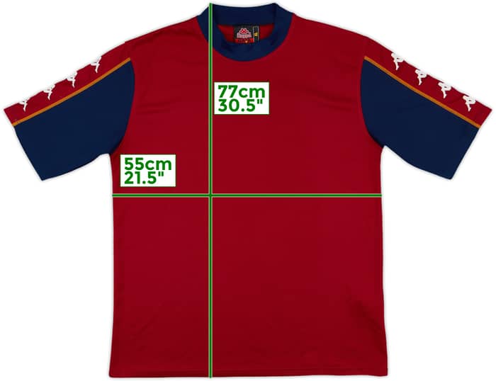 2000-01 Roma Kappa Training Shirt - 7/10 - (XL)