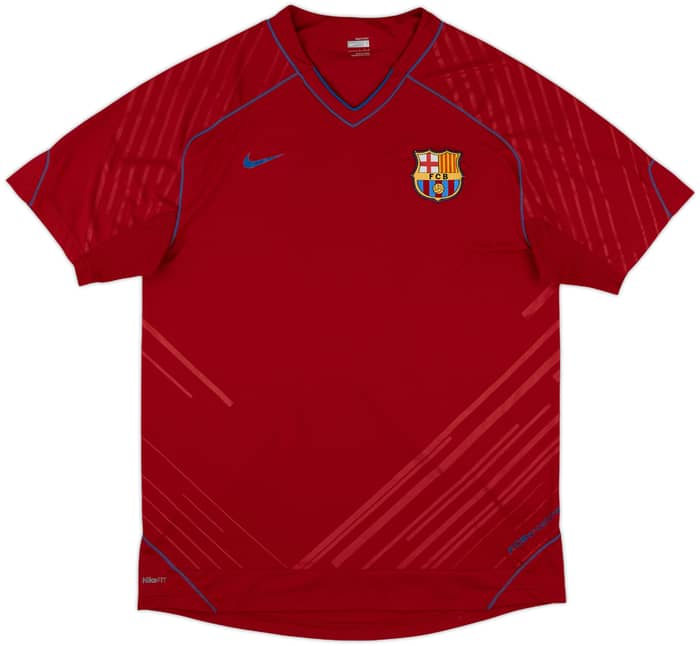 2007-08 Barcelona Nike Training Shirt - 9/10 - (L)
