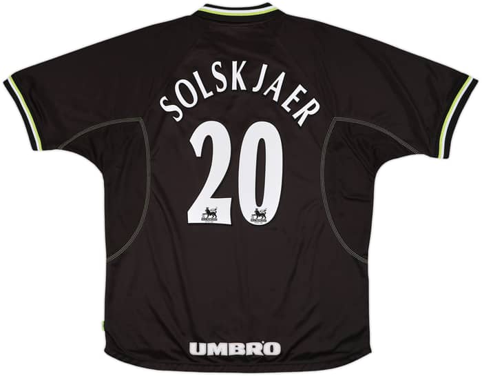 1998-99 Manchester United Third Shirt Solskjaer #20 - 10/10 - (XXL)