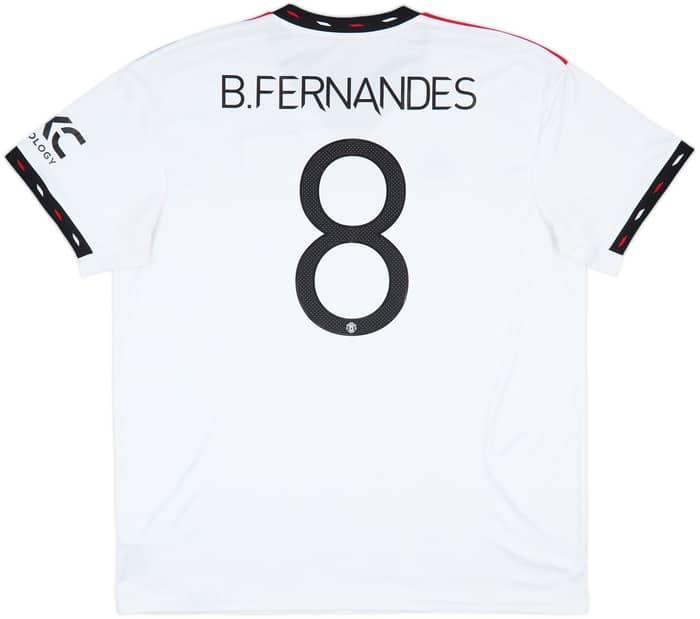 2022-23 Manchester United Away Shirt B.Fernandes #8 - 9/10 - (XXL)