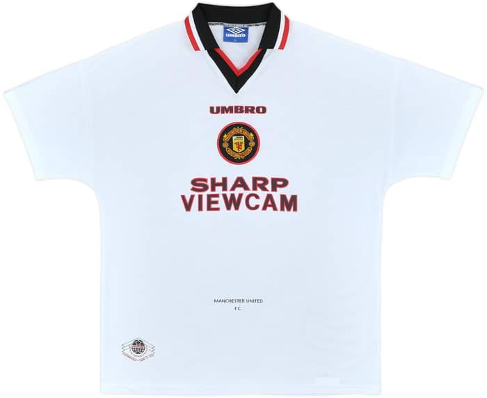 1996-97 Manchester United Away Shirt Cantona #7 - 9/10 - (XL)