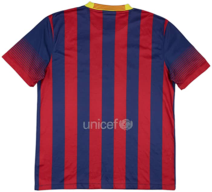 2013-14 Barcelona Home Shirt - 4/10 - (M)