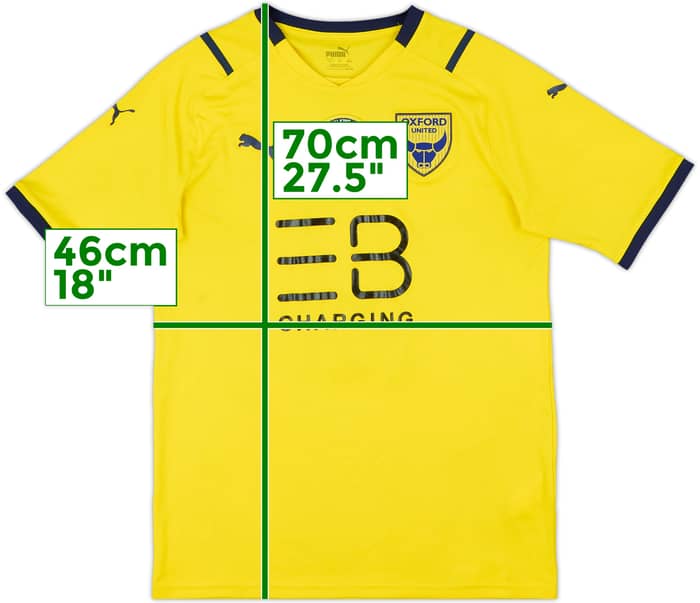 2021-22 Oxford 'Walking Football Club' Home Shirt #2 - 7/10 - (M)