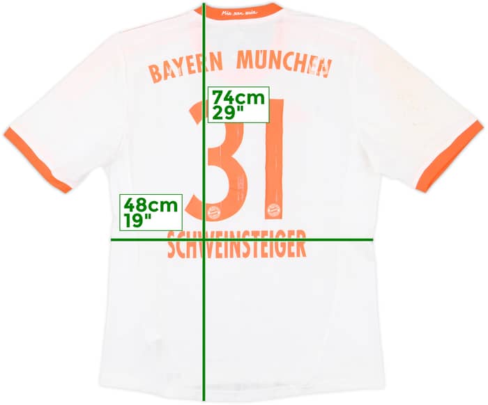 2012-13 Bayern Munich Away Shirt Schweinsteiger #31 - 5/10 - (M)