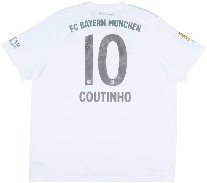 2019-20 Bayern Munich Away Shirt Coutinho #10 - 6/10 - (XXL)