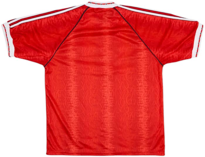 1990-92 Manchester United Home Shirt - 7/10 - (L)